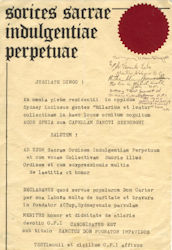 Certificate Of Canonisation